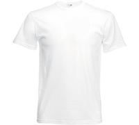 Fruit of the Loom Men's Original T. T-Shirt, White, Small