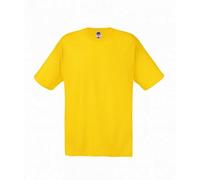 Fruit of the Loom Men's Original T. T-Shirt, Yellow, Medium