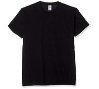 Fruit of the Loom Men's Original Tee, 5 Pack T-Shirt, Black (Black 36), XXXX-Large (Size:4XL) (Pack of 5)
