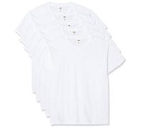 Fruit of the Loom Men's Original Tee, 5 Pack T-Shirt, White (White 30), Large (Size:L) (Pack of 5)
