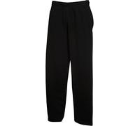 Fruit of the Loom men's pants, open hem jogging trousers - Black - XX-Large