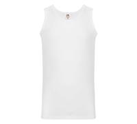 Fruit of the Loom Mens Plain Athletic Vests Tank Top Gym Training T Shirt Vest