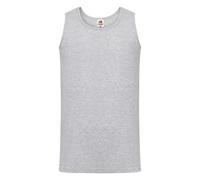 Fruit of the Loom Mens Plain Athletic Vests Tank Top Gym Training T Shirt Vest