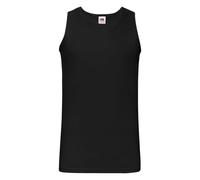 Fruit of the Loom Mens Plain Athletic Vests Tank Top Gym Training T Shirt Vest
