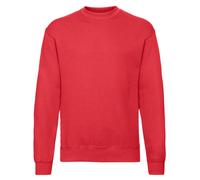 Fruit of the Loom Mens Plain Crew Neck Sweatshirt Warm Casual Workwear Jumper