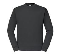 Fruit of the Loom Mens Plain Crew Neck Sweatshirt Warm Casual Workwear Jumper