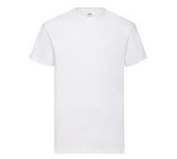 Fruit of The Loom Mens Plain Short Sleeve Crew Neck T Shirts | Casual Cotton Top