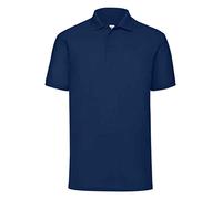 Fruit of the Loom Men's Polo Polo Shirt Blue navy Small