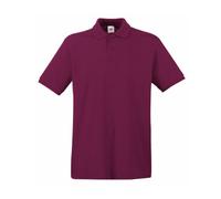 Fruit of the Loom Men's Polo Shirt, Burgundy, XXL