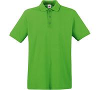 Fruit of the Loom Men's Polo Shirt - Green - Medium