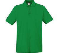 Fruit of the Loom Men's Polo Shirt - Green - Small