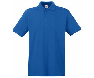 Fruit of The Loom Men's Polo Shirt, Royal Blue, XXL