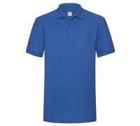 (M, Royal Blue) Fruit of the Loom Mens Polycotton Pique Heavy Polo Shirt