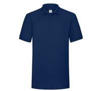 (M, Navy) Fruit of the Loom Mens Polycotton Pique Heavy Polo Shirt