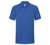 (S, Royal Blue) Fruit of the Loom Mens Polycotton Pique Heavy Polo Shirt
