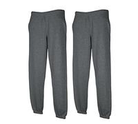 Fruit of the Loom Mens Premium 70/30 Elasticated Jog Pants/Jogging Bottoms