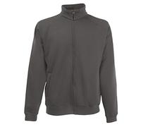 Fruit of the Loom Mens Premium 70/30 Full Zip Sweatshirt Jacket (2XL) (Light Graphite)