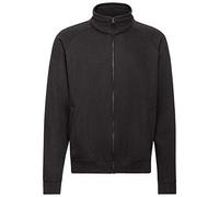 Fruit of the Loom Mens Premium 70/30 Full Zip Sweatshirt Jacket (S) (Black)