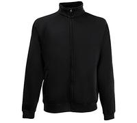 Fruit of the Loom Mens Premium 70/30 Full Zip Sweatshirt Jacket (XL) (Black)