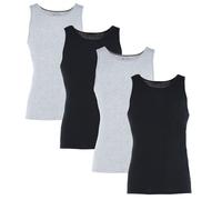 Fruit of the Loom Men's Premium Tag-Free Cotton Undershirts (Regular and Big & Tall), Tank-4 Pack-Assorted, XL (Pack of 4)