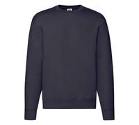 (L, Deep Navy) Fruit of the Loom Mens Premium Drop Shoulder Sweatshirt