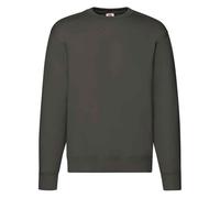 (XL, Charcoal) Fruit of the Loom Mens Premium Drop Shoulder Sweatshirt