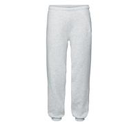 Fruit of the Loom Mens Premium Elasticated Cuff Jogging Bottoms (Heather Grey) - Size 3XL