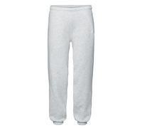Fruit of the Loom Mens Premium Elasticated Cuff Jogging Bottoms - Heather Grey - Heather Grey - XL