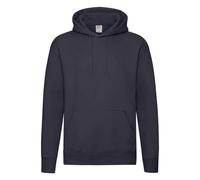 (S, Deep Navy) Fruit of the Loom Mens Premium Hoodie