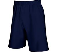 Fruit of the Loom Mens Premium Jogging Shorts Deep Navy Large