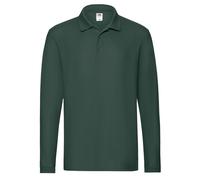 Fruit of the Loom Mens Premium Pique Long-Sleeved Polo Shirt PC6092