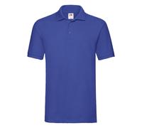 Fruit of the Loom Men's Premium Pique Polo Shirt in Royal | Size: Small Fruit Of The Loom Royal S