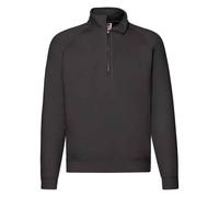 (4XL, Black) Fruit of the Loom Mens Premium Polycotton Sweatshirt