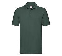 Fruit of the Loom Men's Premium Short Sleeve Polo Shirt, Forest Green, X-Large