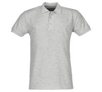 Fruit of the Loom Men's Premium Short Sleeve Polo Shirt, Heather Grey, Small