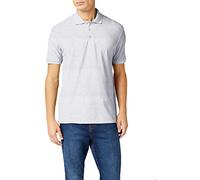 Fruit of the Loom Men's Premium Short Sleeve Polo Shirt, Heather Grey, Small