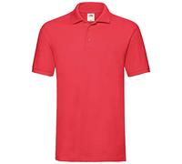 Fruit of the Loom Men's Premium Short-Sleeve Polo Shirt Red X-Large