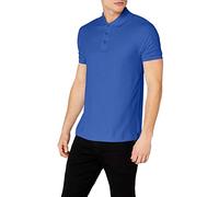 Fruit of the Loom Men's Premium Short Sleeve Polo Shirt, Royal, Medium