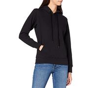 Fruit of the Loom Men's Pull-over Classic Hooded Sweat, Black, S UK