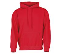 Fruit of the Loom Men's Pull-over Classic Hooded Sweat, Red, S UK
