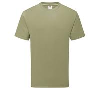 Fruit of the Loom Men's Pure Cotton T-Shirt in Olive | Size: Medium Fruit Of The Loom Olive M