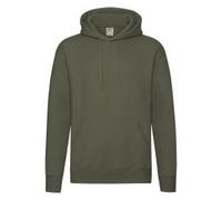 Fruit of the Loom Men's R Hoodie in Olive | Size: Large Fruit Of The Loom Olive L
