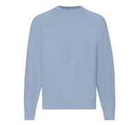 Fruit of the Loom Mens Raglan Sleeve Belcoro Sweatshirt (Mineral Blue) - Size 2XL