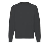 (L, Light Graphite) Fruit Of The Loom Mens Raglan Sleeve Belcoro Sweatshirt