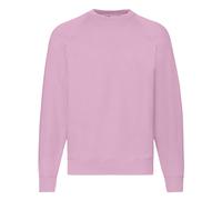 (L, Light Pink) Fruit Of The Loom Mens Raglan Sleeve Belcoro Sweatshirt