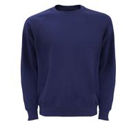 Fruit of the Loom Mens Raglan Sleeve Belcoro Sweatshirt (Deep Navy) - Blue - Size 3XL