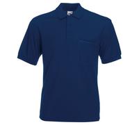 Fruit of the Loom Men's Raglan Sleeve Long Sleeve Polo Shirt