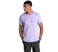 Fruit of the Loom Men's Recover Cotton T-Shirt Made with Sustainable, Low Impact Recycled Fiber, Lilac Petal, Large