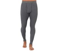 Fruit of the Loom Men's Recycled Premium Waffle Thermal Underwear Long Johns Bottom (1, 2, 3, and 4 Packs) Pajama, Greystone Heather, 4X-Large