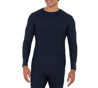 Fruit of the Loom Men's Recycled Waffle Thermal Underwear Crew Top (1 and 2 Packs) Pajama, Navy, Large